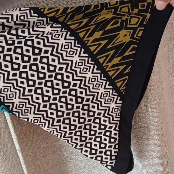 Emma & Michele Multicolor Geometric Dress - Picture 7 of 14